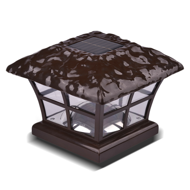 2211-F13 BR Czarna zewnętrzna dekoracyjna lampa o wysokiej jasności na słupku ogrodzeniowym 2211-F13 BR Czarna zewnętrzna dekoracyjna lampa o wysokiej jasności na słupku ogrodzeniowym