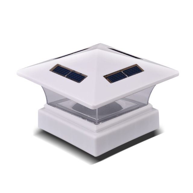 2211-F26-WH Biała, bez przewodów, rzuca światło. Lampa solarna