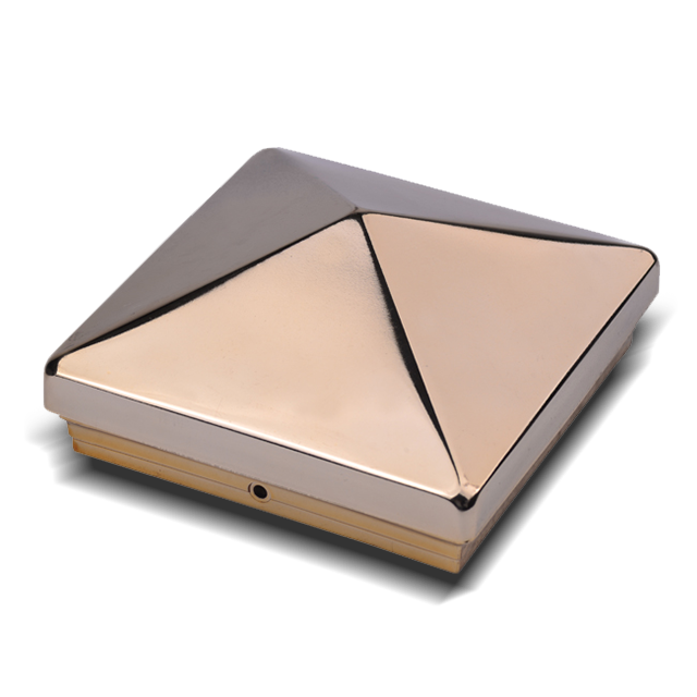 2211-FC3 Mosiężna, wodoodporna, drewniana, ozdobna nakładka na słupek 2211-FC3 Mosiężna, wodoodporna, drewniana, ozdobna nakładka na słupek