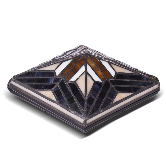 2211-TC3 Tiffany Splicing przydatna szklana nakładka na słupek 2211-TC3 Tiffany Splicing przydatna szklana nakładka na słupek